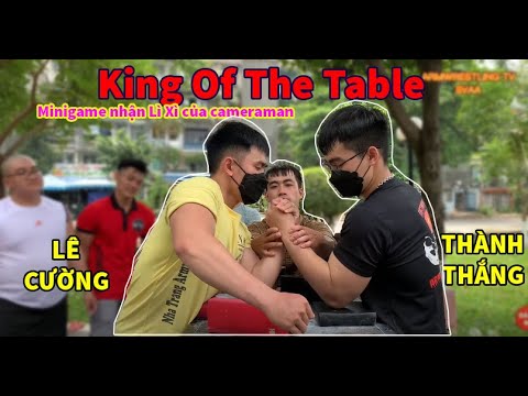 King of the Table - Left hand | Minigame team Mũ Cối #svaa #armwrestling #vattay